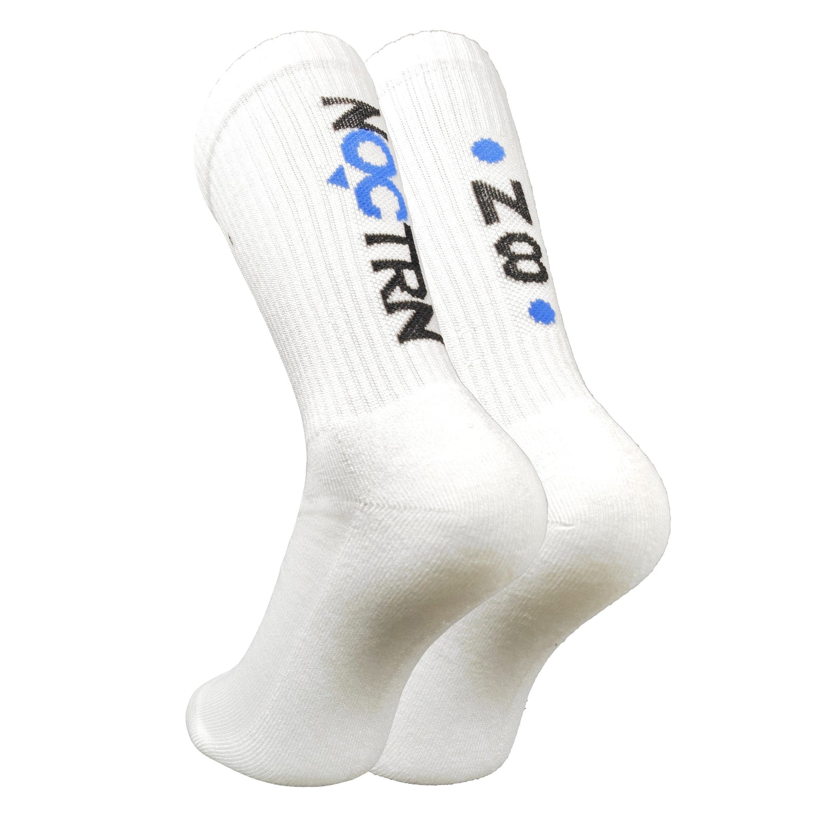 Dual Mark Cushioned Crew Socks — Blue