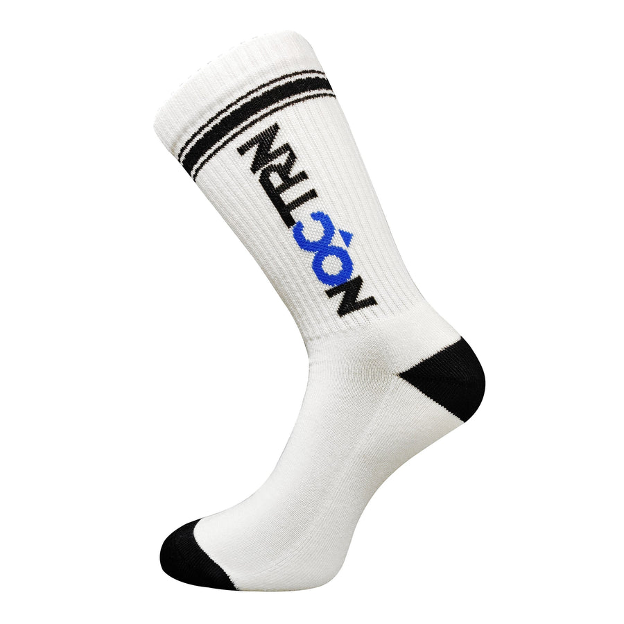 Classic Traction Crew Socks — Black / Blue